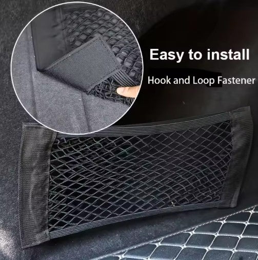 Universal Car Storage Bag Double Mesh Trunk Storage Net