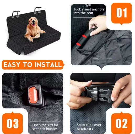 Dog Car Rear Seat Protective Cover