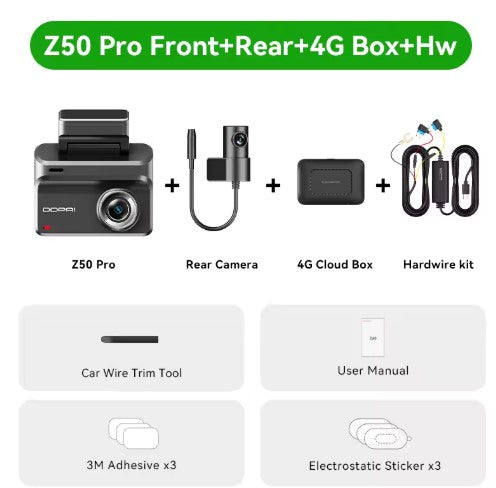 2025 New DDPAI Dash Cam Z50 Pro 4K