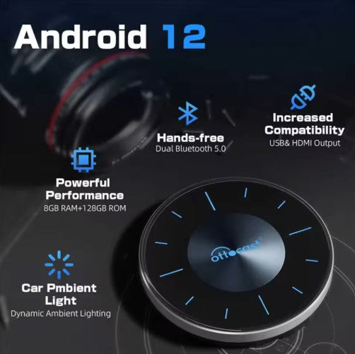 OTTOCAST P3 Android AI Box Wireless CarPlay