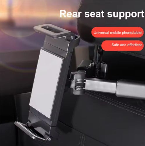 Car Headrest Tablet Mount Holder 360 Degree Rotating