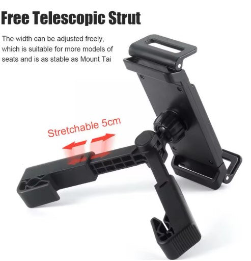 Car Headrest Tablet Mount Holder 360 Degree Rotating