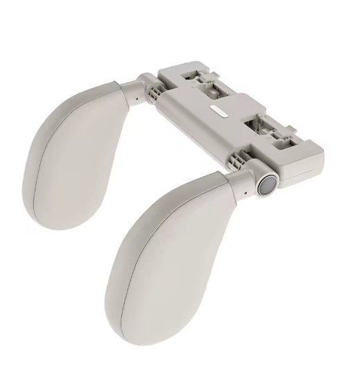 Universal 360° Adjustable Auto Cervical Pillow with Memory Foam &amp; Side Pads Ergonomic One-Click Sleep Headrest