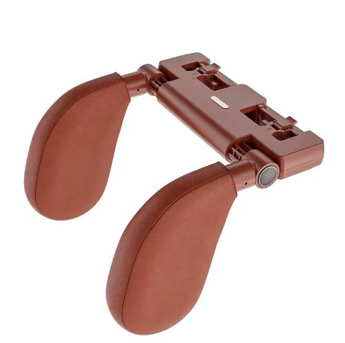 Universal 360° Adjustable Auto Cervical Pillow with Memory Foam &amp; Side Pads Ergonomic One-Click Sleep Headrest