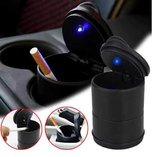 Universal Car LED Ashtray Garbage Coin Storage Cup Container Cigar Ashtray Holder