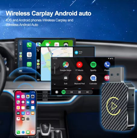 NEW Wireless CarPlay Android Auto Adapter