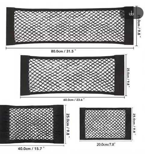 Universal Car Storage Bag Double Mesh Trunk Storage Net