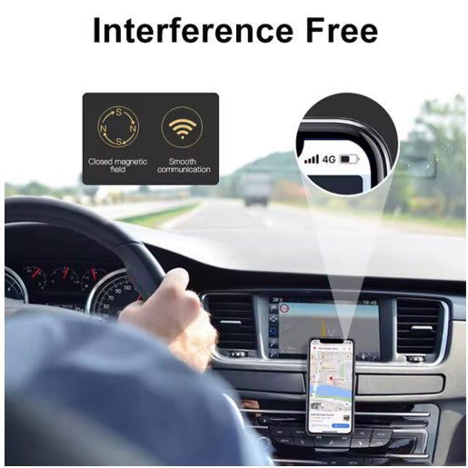 Magnetic car phone holder