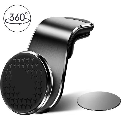 Magnetic car phone holder